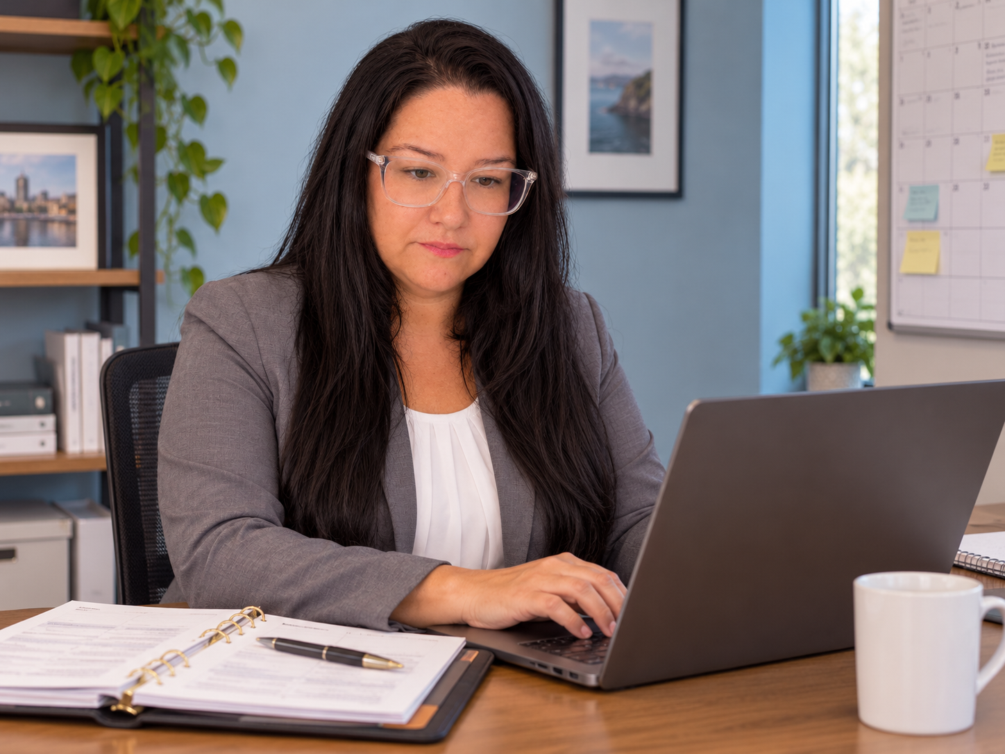 Jacqueline Kapper at work, D Foster Consulting