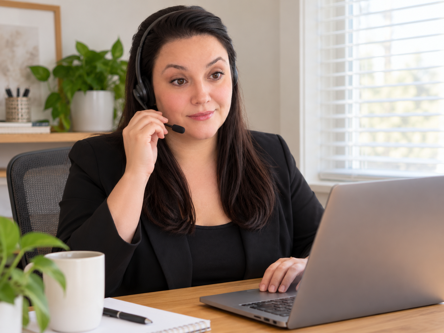 Stephanie at work, D Foster Consulting